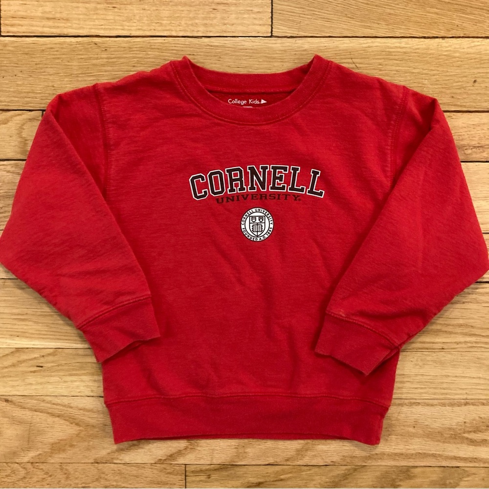Red Cornell Kids Sweatshirt EUC